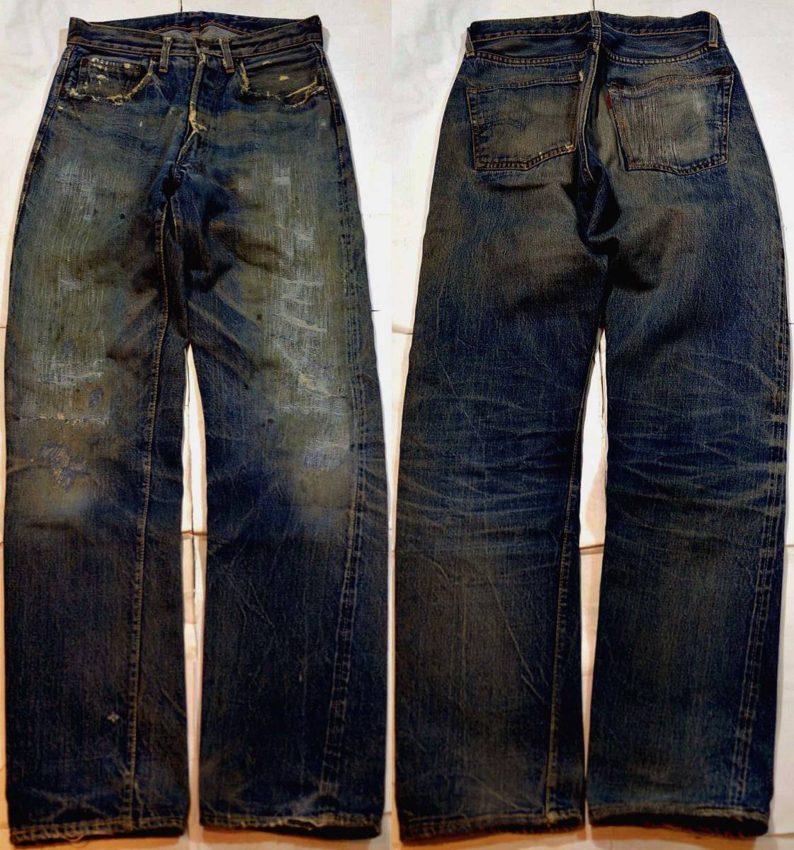 t218/LEVIS501XX～Wネーム ボタン裏J ヴィンテージ 色落ちスペシャル！_画像1