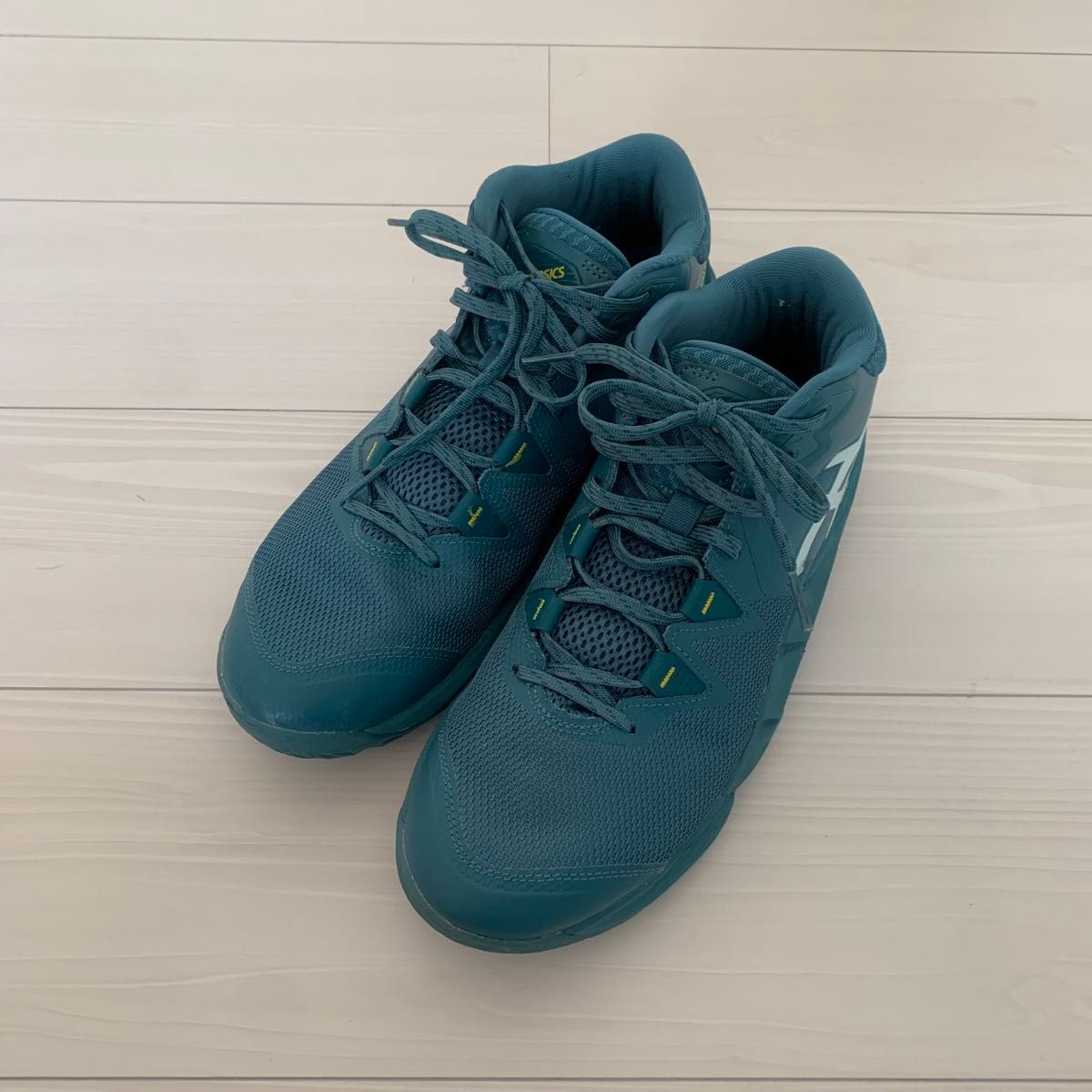 アシックス バスケットシューズ 28.5 UNPRE ARS2 Low 美品 グリーン