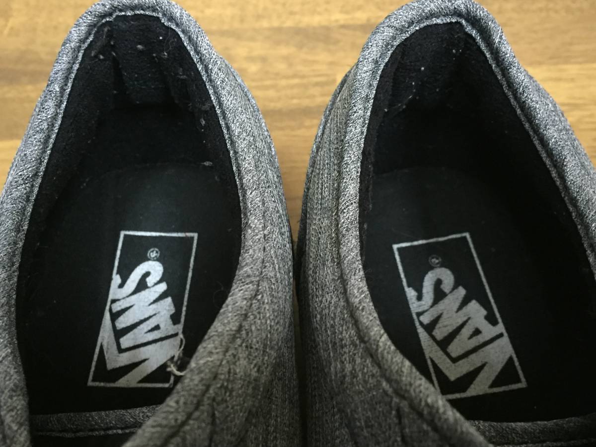 VANS モデル不明 霜降りグレー ２７．５ USED スケート_画像5