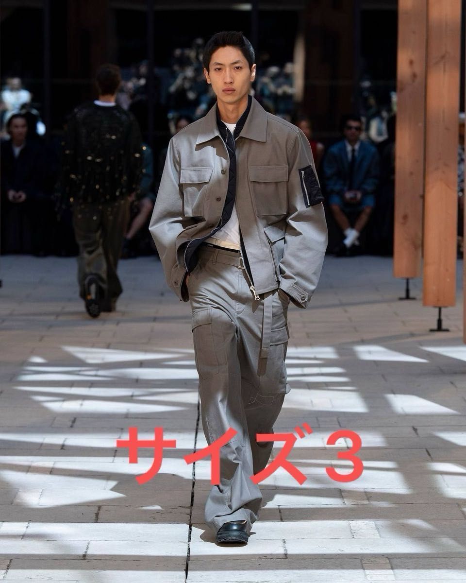 20日まで】sacai WTAPS Cotton Back Satin Jacket サイズ3 新品 20日まで】sacai WTAPS Cotton Back Satin Jacket サイズ3 新品