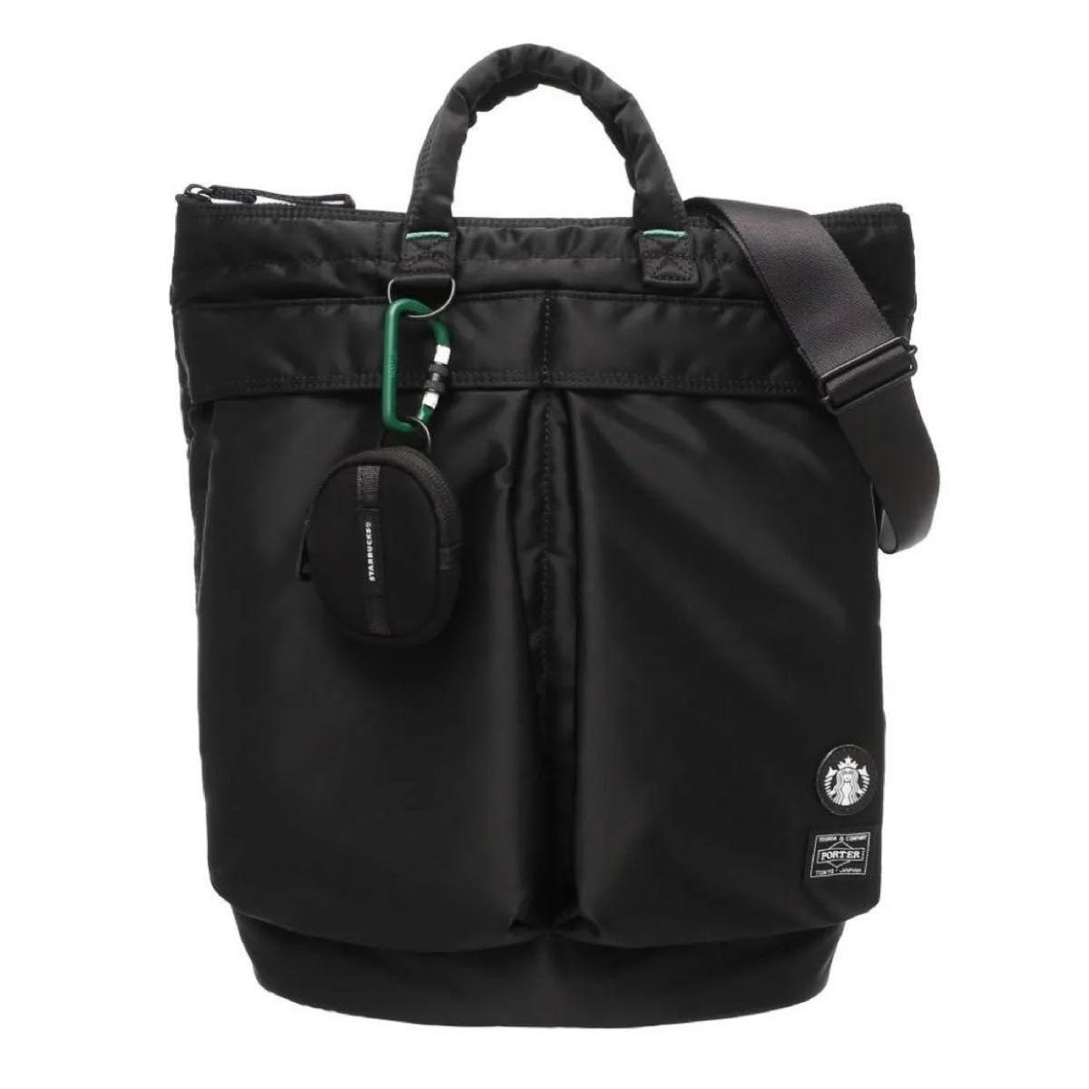 PORTER starbucks コーヒービーン シェイプ ヘルメットバッグ PORTER starbucks コーヒービーン シェイプ ヘルメットバッグ