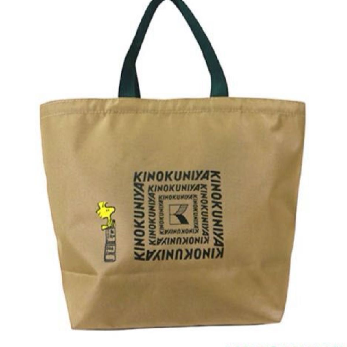 PEANUTS×紀ノ国屋コラボ ランチバッグ ベージュ スヌーピー エコ PEANUTS×紀ノ国屋コラボ ランチバッグ ベージュ スヌーピー エコ