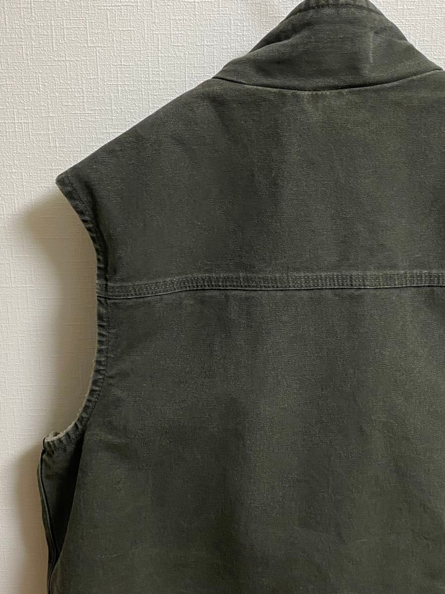 MOSモスグリーン Carhartt カーハート ダック ベスト ボア MOSモスグリーン Carhartt カーハート ダック ベスト ボア