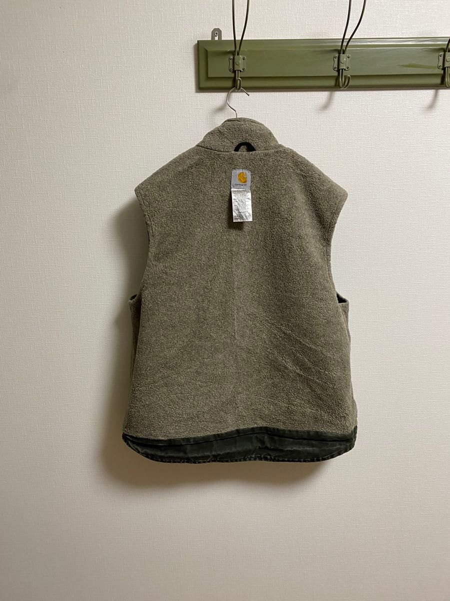 MOSモスグリーン Carhartt カーハート ダック ベスト ボア MOSモスグリーン Carhartt カーハート ダック ベスト ボア