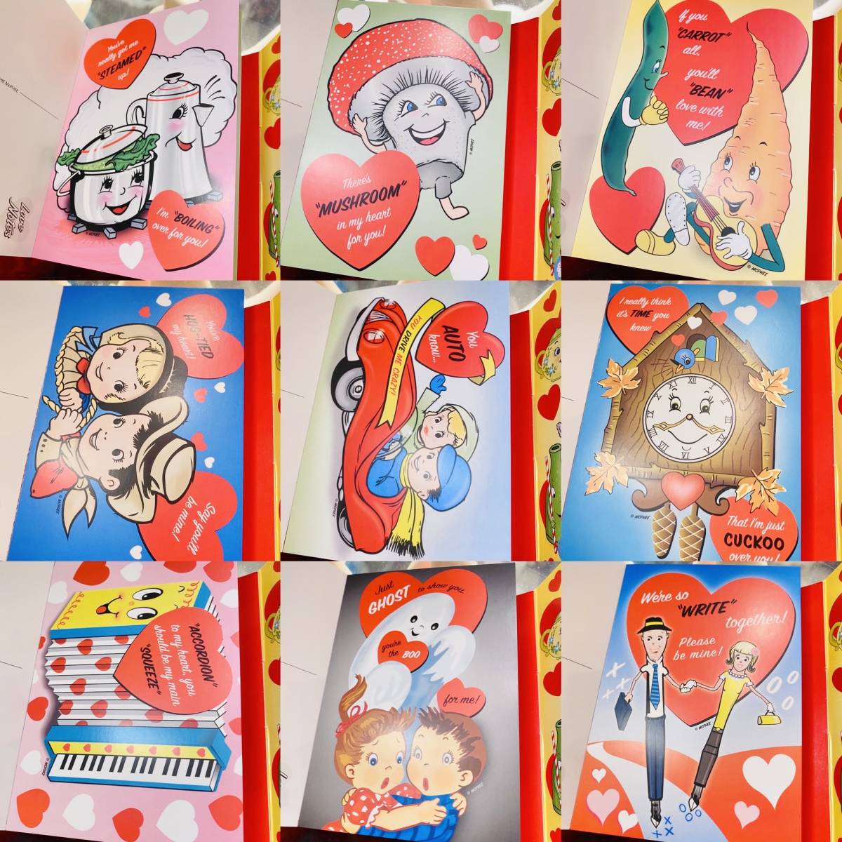 可愛い ポストカード 30種セット Love Note Postcards バレンタイン カード メッセージカード ラブレター雑貨 アメリカン雑貨 アメリカ雑貨