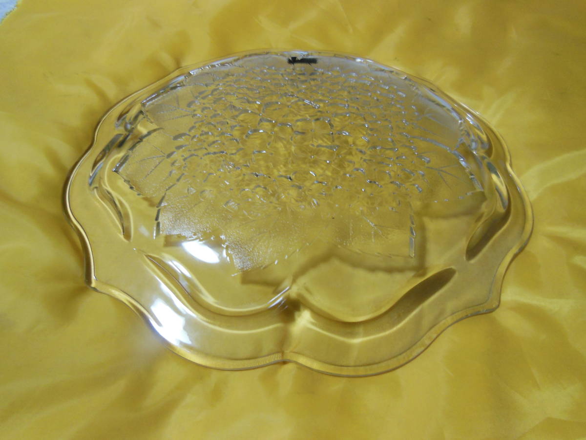 未使用品　NS-NARUMI　GLASS 　ナルミガラス　プレート　大皿　３２ｃｍ　箱付き　送料無料_画像5