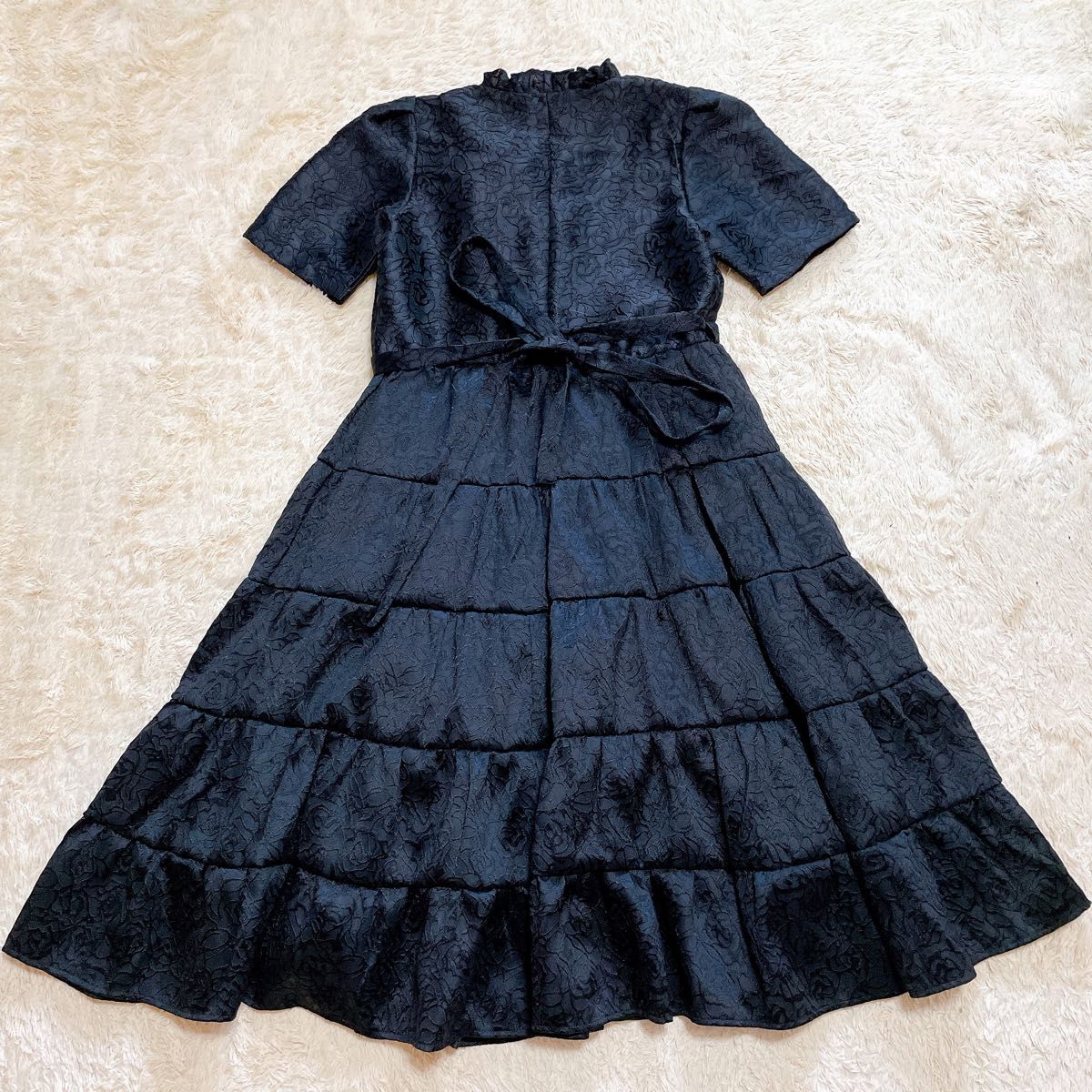 Sister jane シスタージェーン ブラック 着物 レース ジャガード Sister jane シスタージェーン ブラック 着物 レース ジャガード