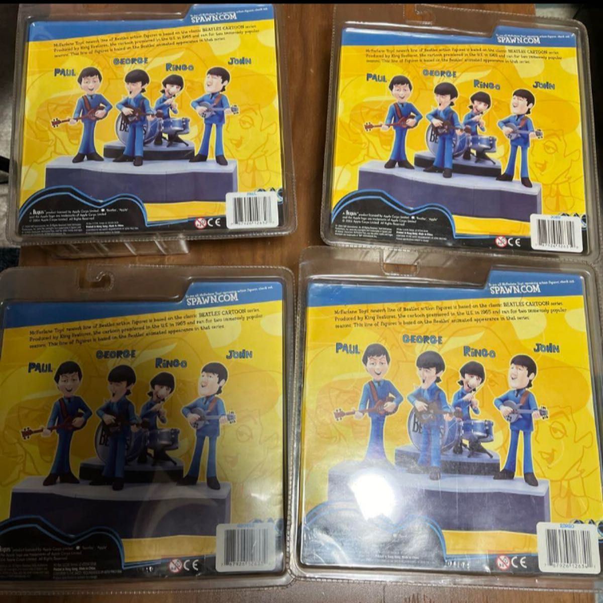 希少】マクファーレントイズ mcfarlane toys the Beatles 希少】マクファーレントイズ mcfarlane toys the Beatles