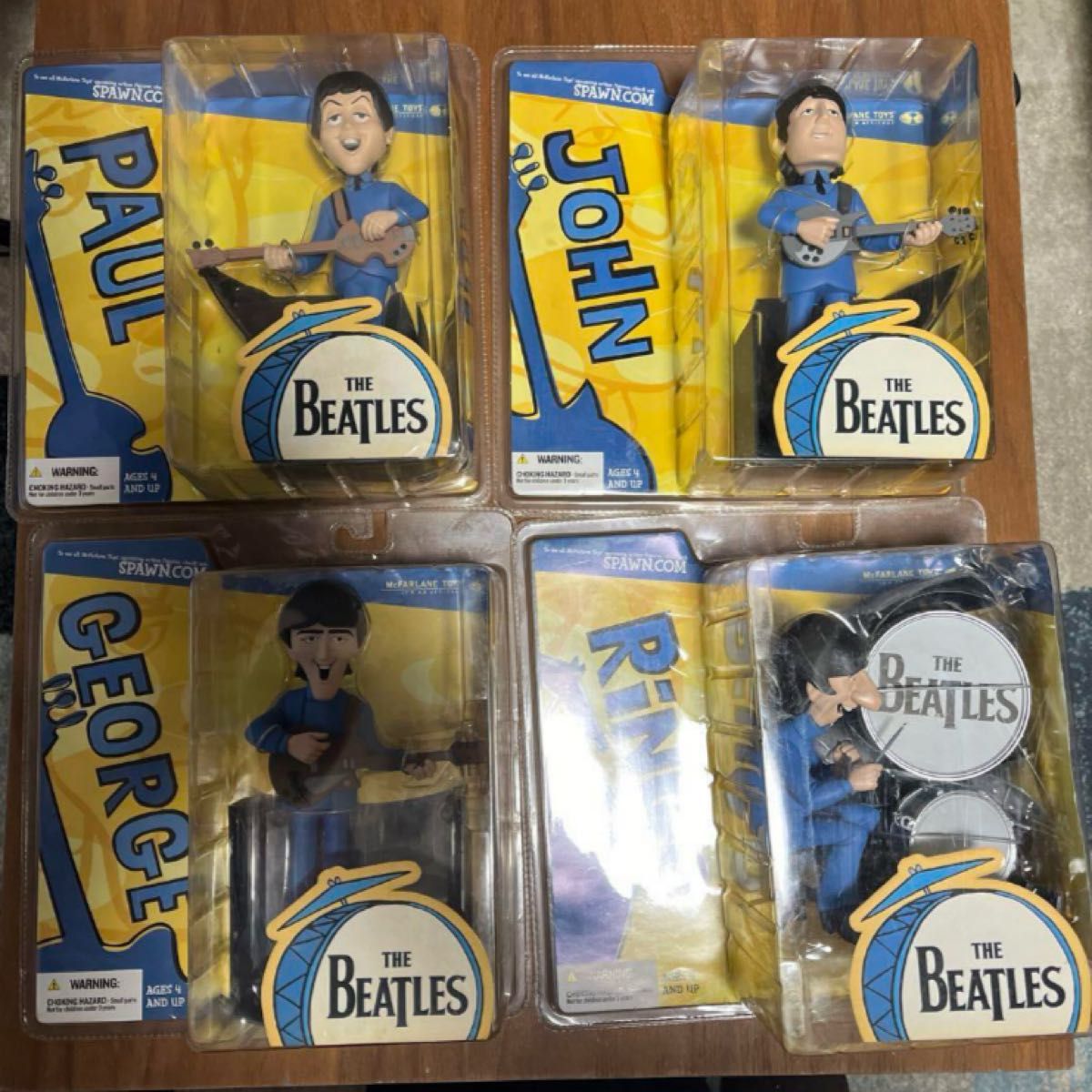 希少】マクファーレントイズ mcfarlane toys the Beatles 希少】マクファーレントイズ mcfarlane toys the Beatles