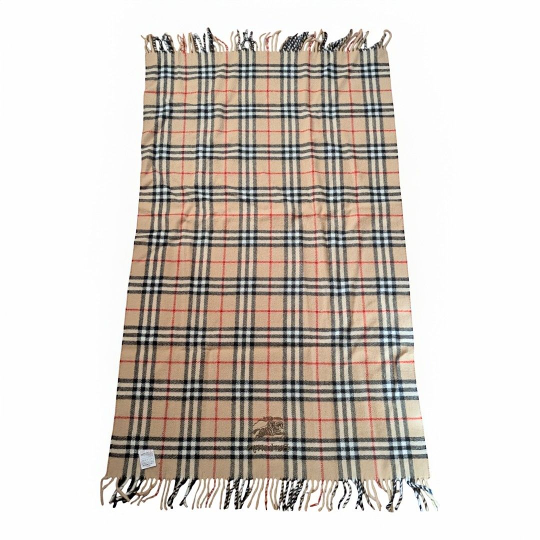 バーバリー ひざ掛け ブランケット ウール100% BURBERRY 新品未 バーバリー ひざ掛け ブランケット ウール100% BURBERRY 新品未