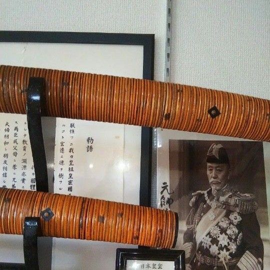 模造刀【藤巻鞘 真剣は模造刀】拵 時代武具 刀装具 日本刀大刀 模造刀【藤巻鞘 真剣は模造刀】拵 時代武具 刀装具 日本刀大刀