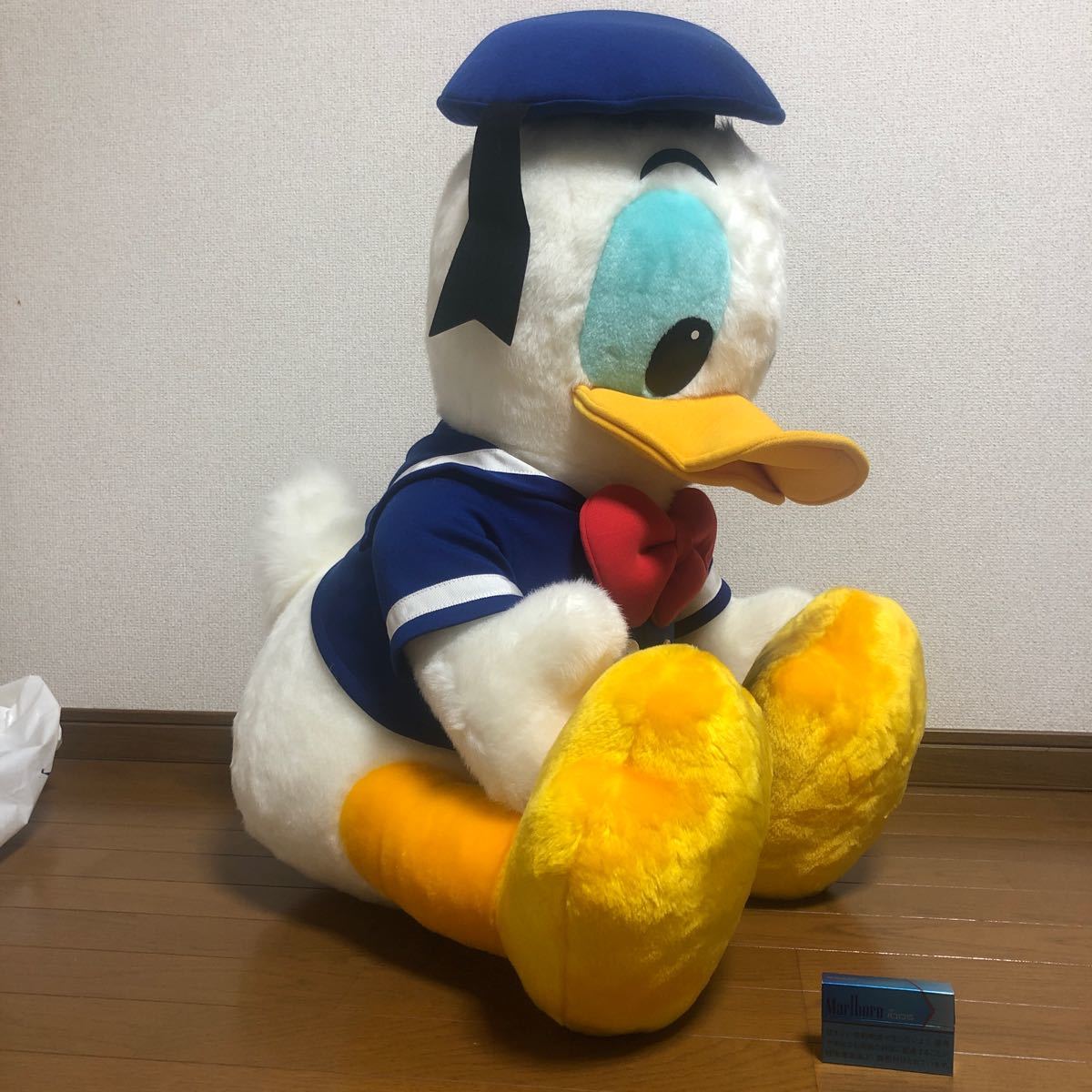 Paypayフリマ 特大 ディズニー ドナルドダックぬいぐるみ 正規品 超美品