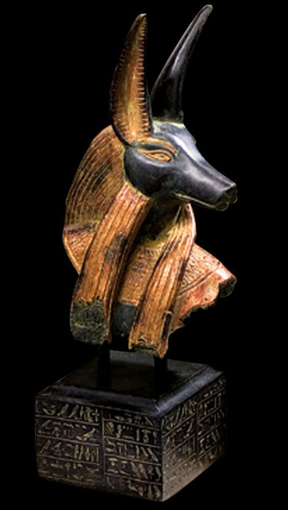 品質は非常に良い 古代エジプト アヌビス神 贈物(輸入品 スフィンクス 神殿 ピラミッド ナイル川 約44ｃｍ/ 高さ 彫刻神像 彫像 胸像 -  エスニック