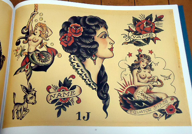 sailor jerry tattoo flash 洋書 セイラージェリー-