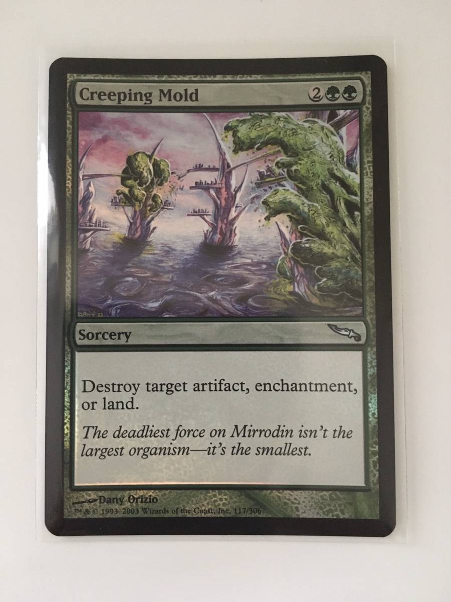 MTG　Creeping Mold/忍び寄るカビ　(MRD/ミラディン,英) 1枚(Foil)_画像1