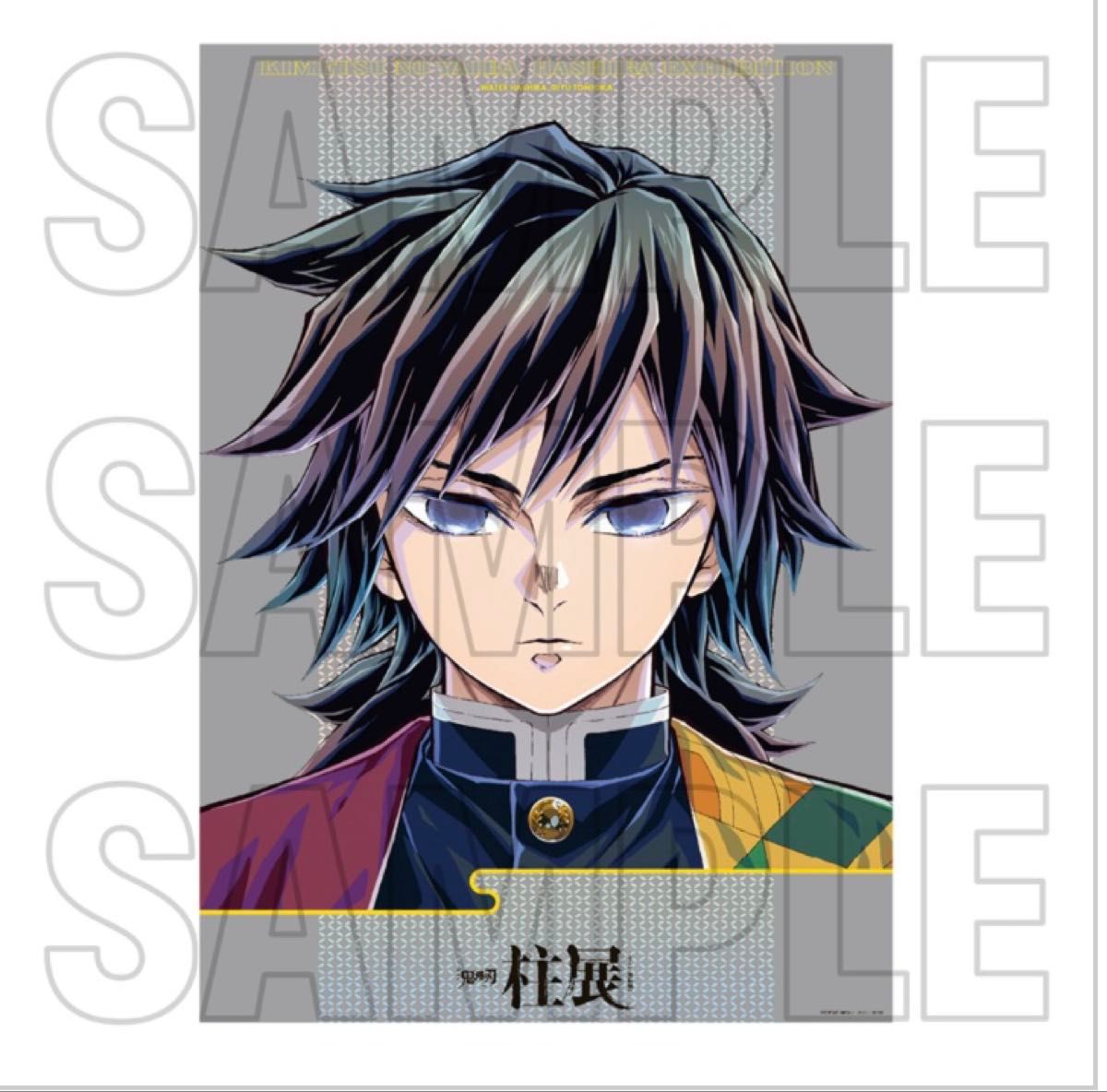 鬼滅の刃 柱展 キービジュアル プレミアム ポスター 原画版 冨岡 鬼滅の刃 柱展 キービジュアル プレミアム ポスター 原画版 冨岡