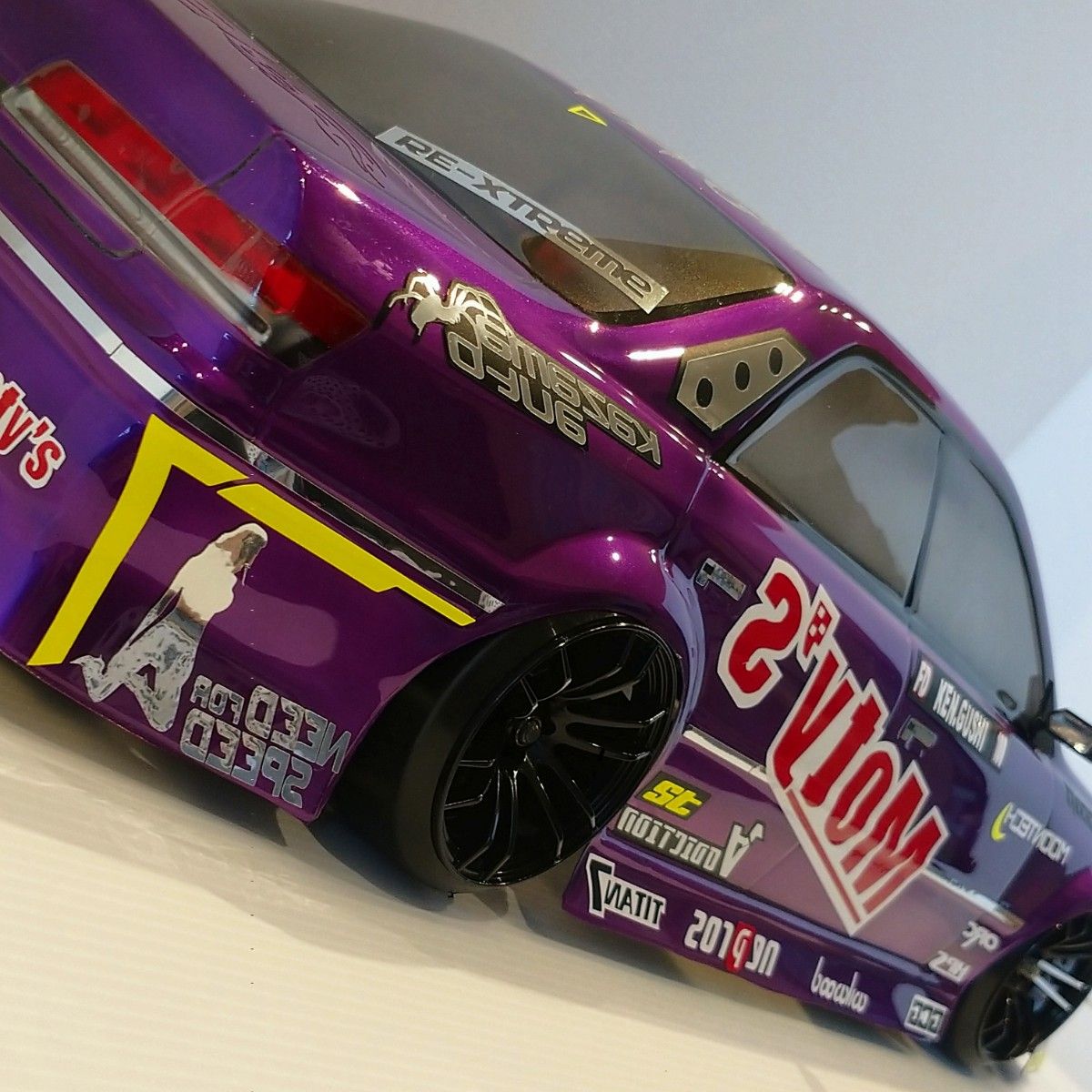 JZX100 MARKⅡ Moty's ラジドリ ラジコンボディ用カッティング JZX100 MARKⅡ Moty's ラジドリ ラジコンボディ用カッティング