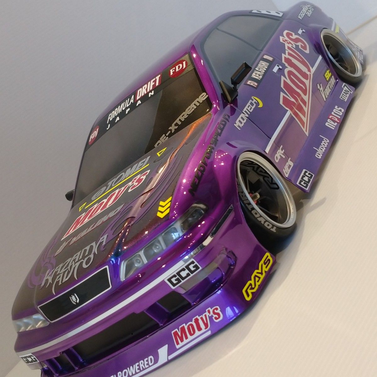 JZX100 MARKⅡ Moty's ラジドリ ラジコンボディ用カッティング JZX100 MARKⅡ Moty's ラジドリ ラジコンボディ用カッティング