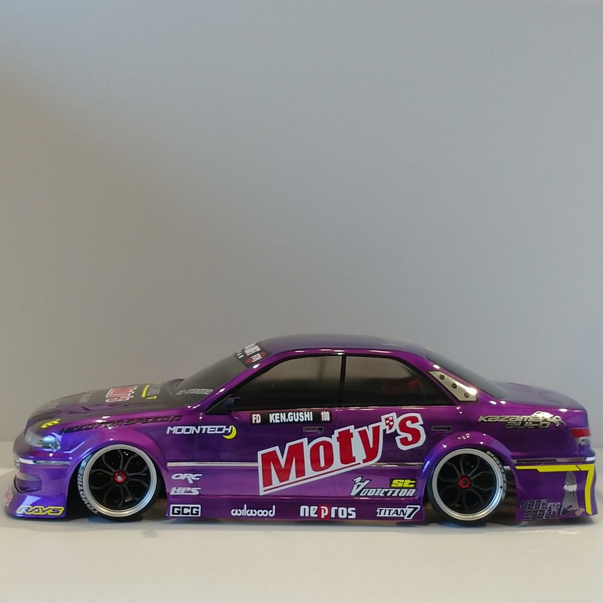 JZX100 MARKⅡ Moty's ラジドリ ラジコンボディ用カッティング JZX100 MARKⅡ Moty's ラジドリ ラジコンボディ用カッティング