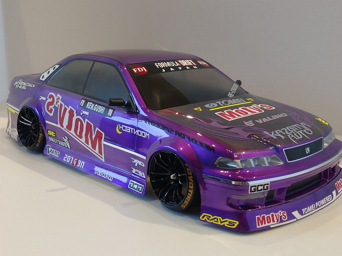 JZX100 MARKⅡ Moty's ラジドリ ラジコンボディ用カッティング JZX100 MARKⅡ Moty's ラジドリ ラジコンボディ用カッティング