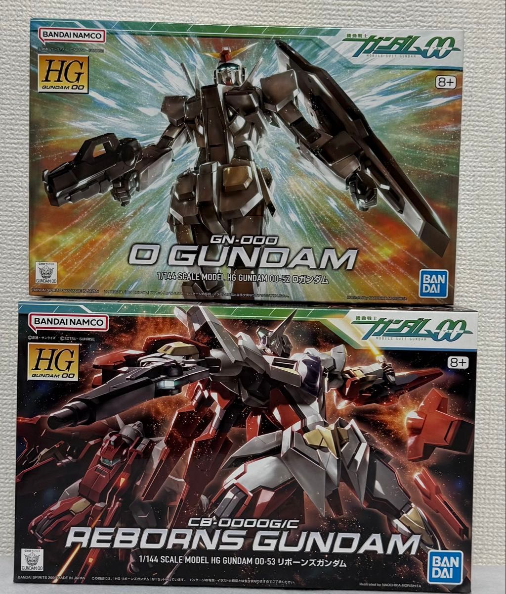 未開封 HG 1/144 オーガンダム/HG 1/144 リボーンズガンダム