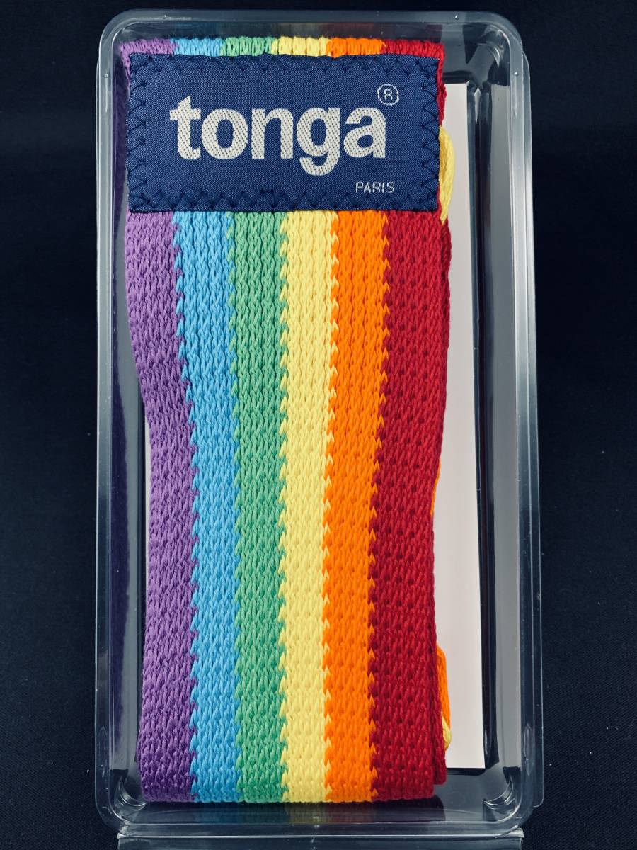 トンガ tonga ベビーホルダー 抱っこひも スリング 外出用　サイズM　レインボー_画像2