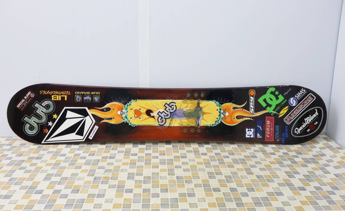 ∫レジャー 現状販売|スノーボード スノボ 板のみ|FLUX フラックス |約147cm スポーツ 使用感あり■O5970
