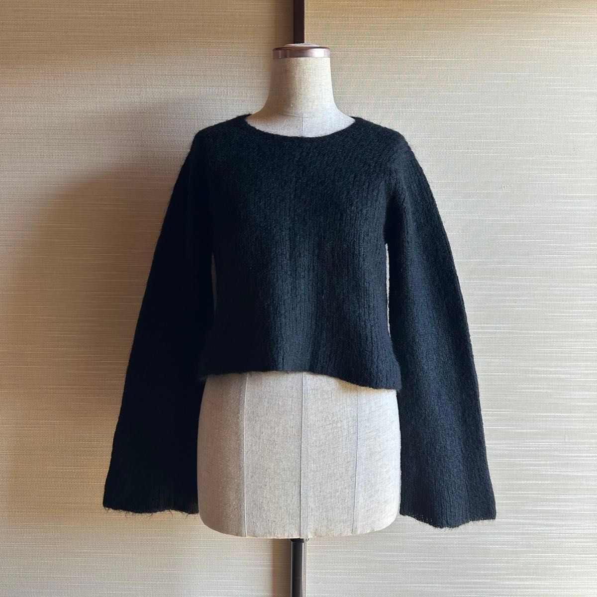 1995s tricot COMME des GARCONS トリコ ウール ニットセーター ブラック