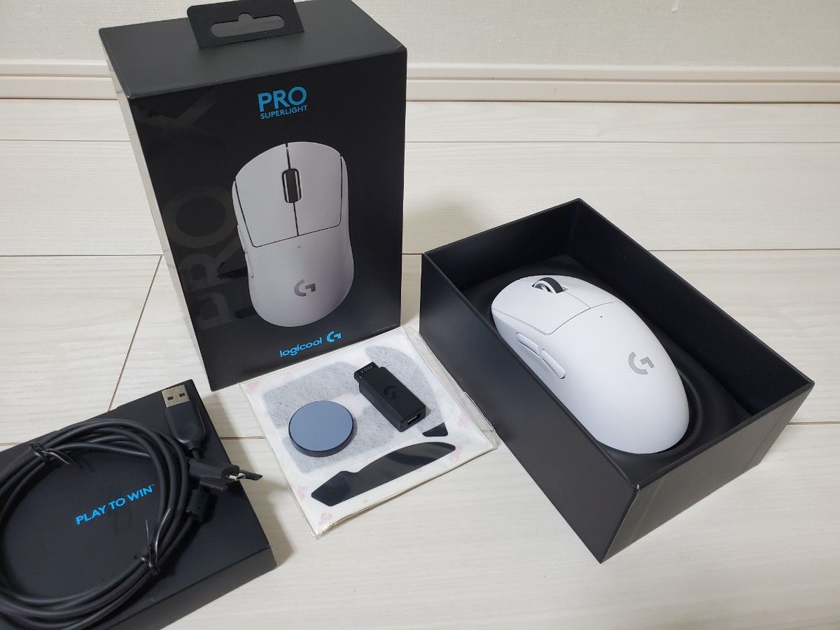 Logicool PRO X SUPERLIGHT G-PPD-003WL-WH ロジクール ワイヤレス ゲーミング マウス