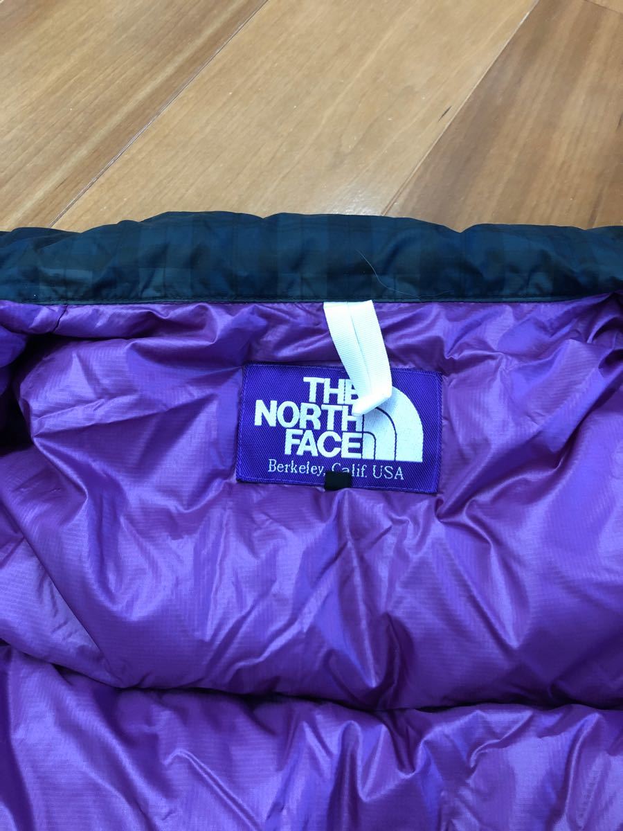 THE NORTH FACE ダウンベスト　ノースフェイス パープルレーベル