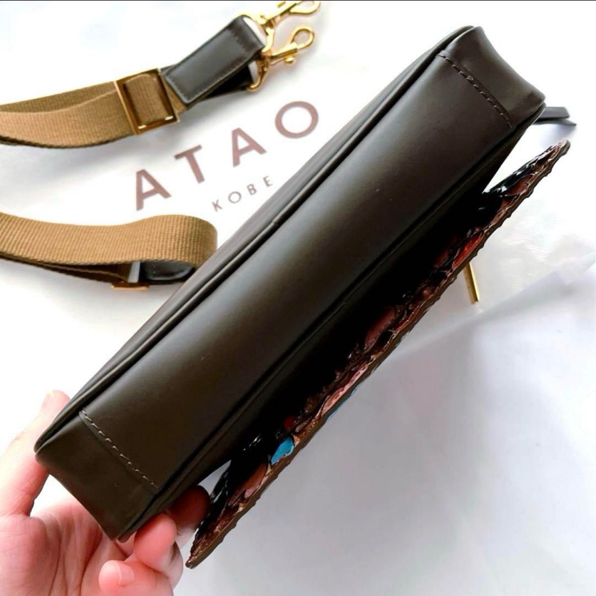 希少】ATAO アタオ タートルシェル 3wayショルダーバッグ 希少】ATAO アタオ タートルシェル 3wayショルダーバッグ