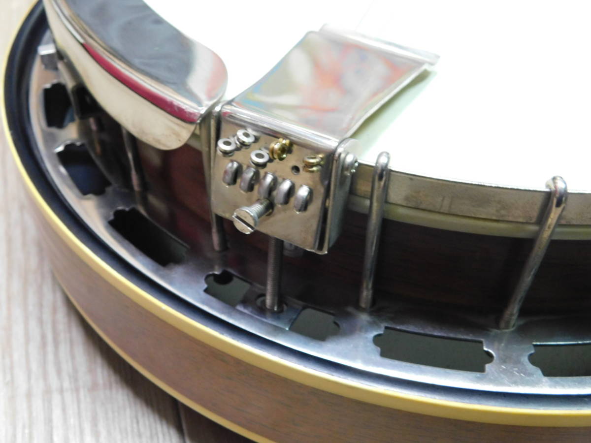 希少!! Alvarez アルバレズ 日本製 ５弦バンジョー 状態良好 ジャパンビンテージ FN-90 MADE IN JAPAN/F196_画像9