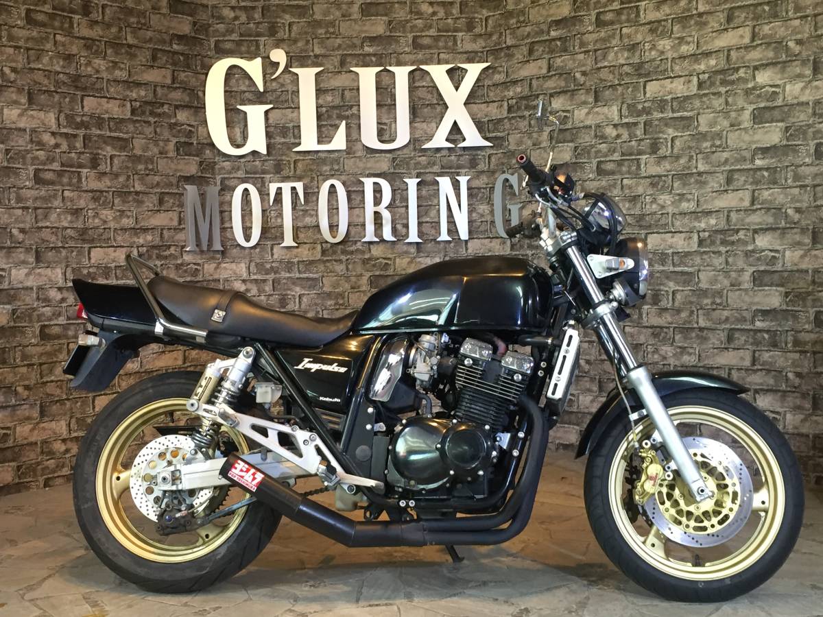 ダブル/ミストブルー gsx400インパルスgk79a rpm マフラー 最終値下げ
