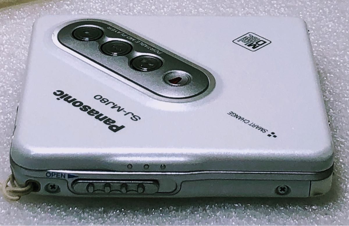 Panasonic ポータブル MD プレーヤーSJーMJ80 (動作確認済み Panasonic ポータブル MD プレーヤーSJーMJ80 (動作確認済み
