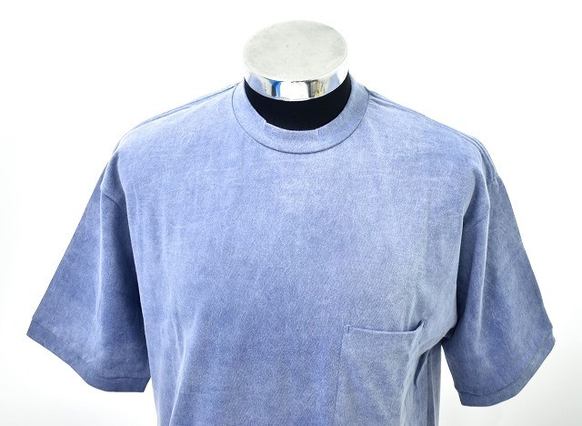 bukht (ブフト) CREW NECK POCKET TEE Pigment dyed クルーネックポケットTシャツ 半袖T-SHIRT S/S 1（S）ピグメントダイ BV-52102_画像4