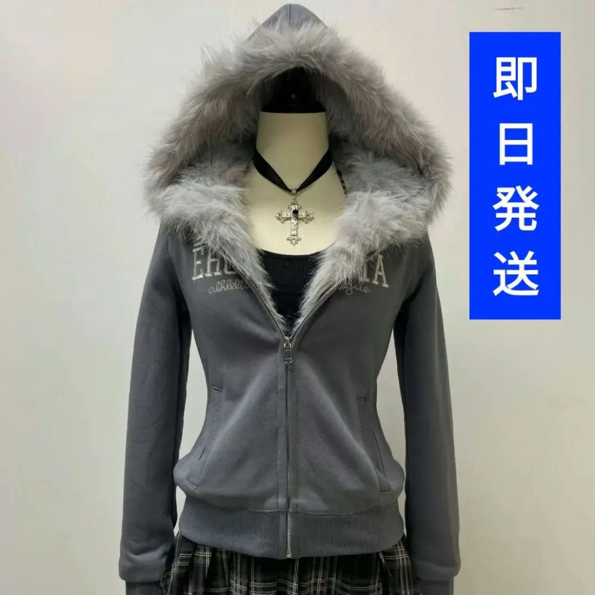 y2k hiphop 即日発送 令和 ギャル 平成 ファー フード パーカー アウター グレー M ジャケット 高品質|Yahoo!フリマ(旧PayPayフリマ) y2k hiphop 即日発送 令和 ギャル 平成 ファー フード パーカー アウター グレー M ジャケット 高品質|Yahoo!フリマ(旧PayPayフリマ)