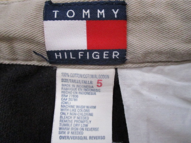ё Tommy Hilfiger ё вельвет брюки #5# чёрный 0216