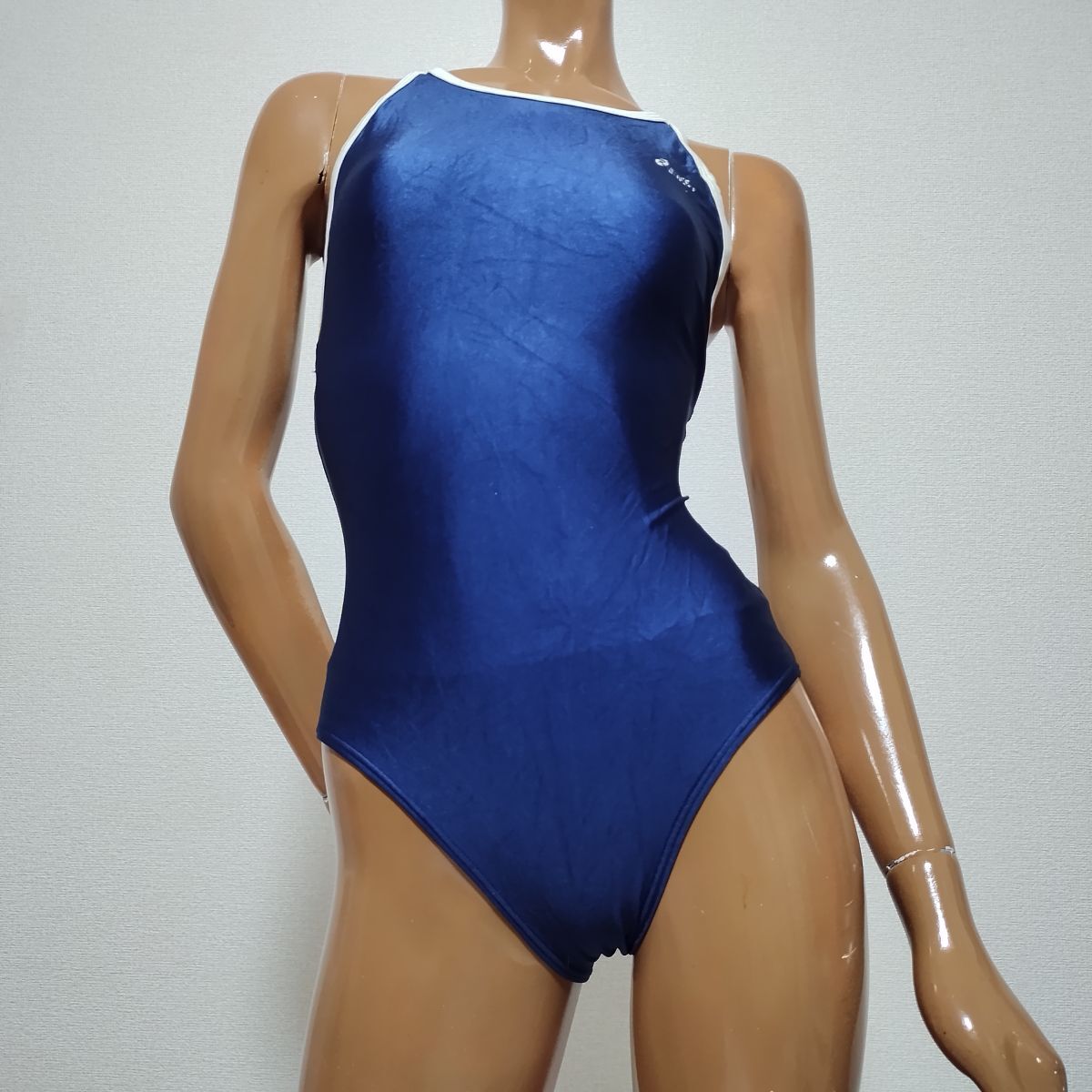 アシックス ハイカット Oバック マーキングプリント 競泳水着 M アシックス ハイカット Oバック マーキングプリント 競泳水着 M