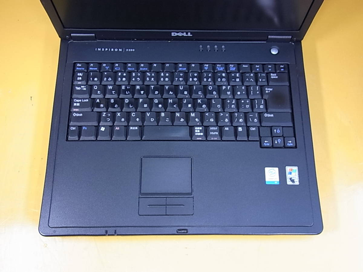 □Ya/632☆デル DELL☆15型ノートパソコン☆INSPIRON 2200☆PP10S☆HDD/メモリなし☆動作不明☆ジャンク_画像3