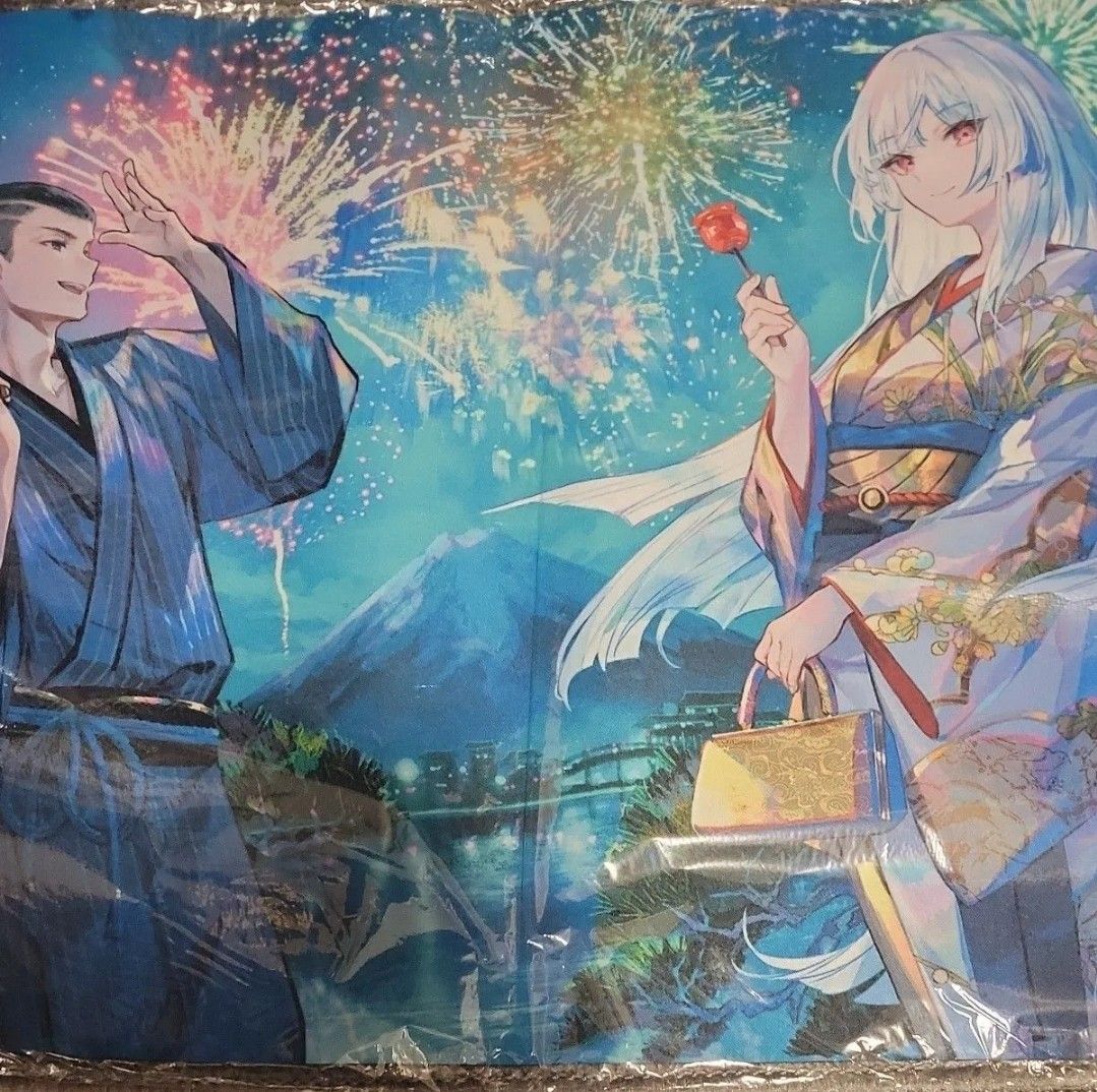 MTG 放浪皇の夏祭り プレイマット 藤ちょこ トレーディングカード MTG 放浪皇の夏祭り プレイマット 藤ちょこ トレーディングカード