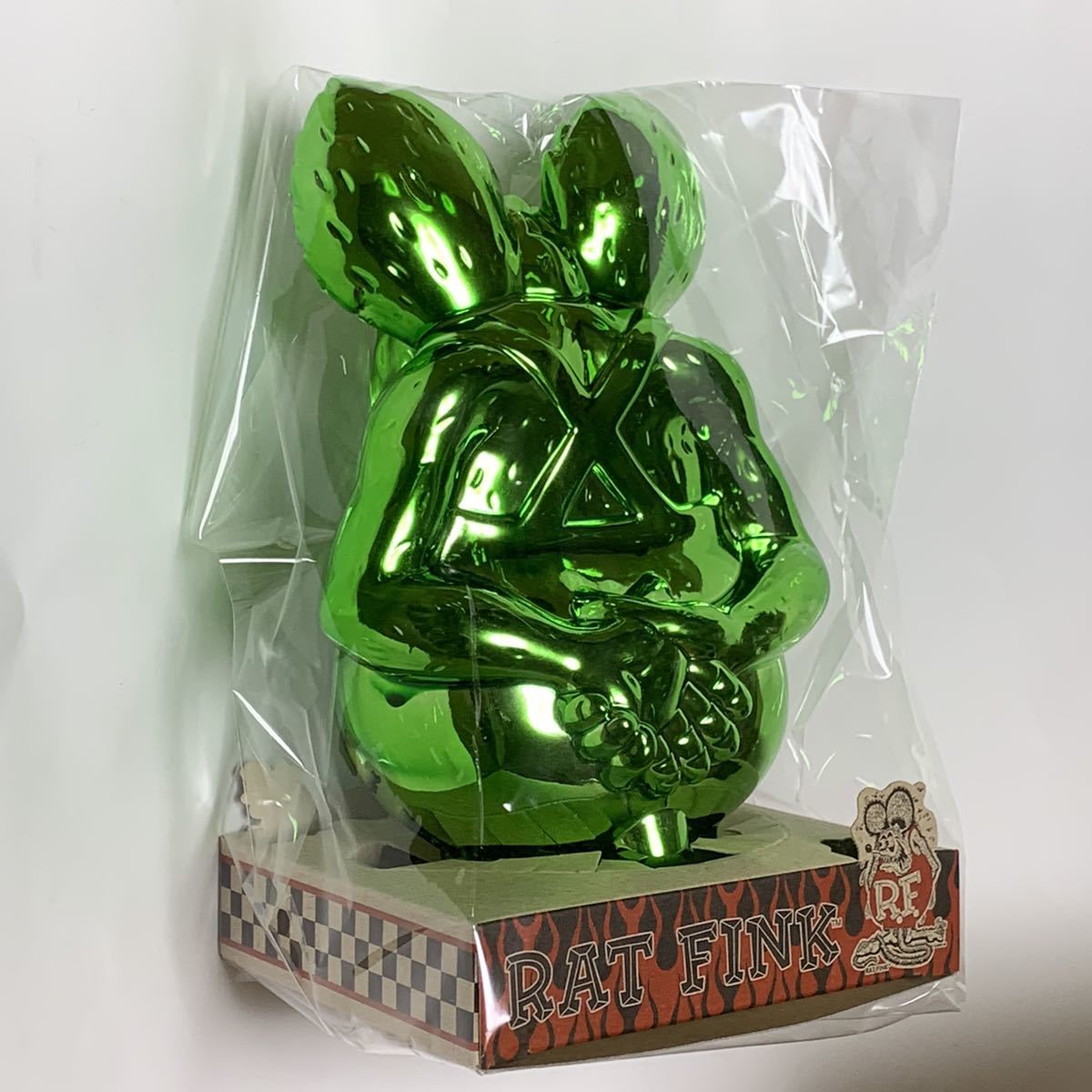 RAT FINK ラットフィンク メタリック グリーン フィギュア SECRETBASE
