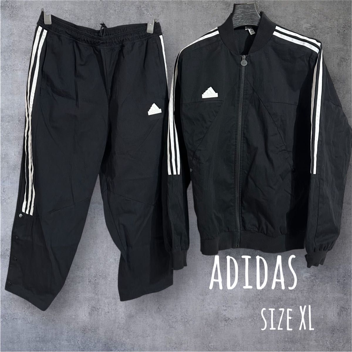 adidasティロウーブンジャケット&ティロウーブンパンツセットアップサイズXL