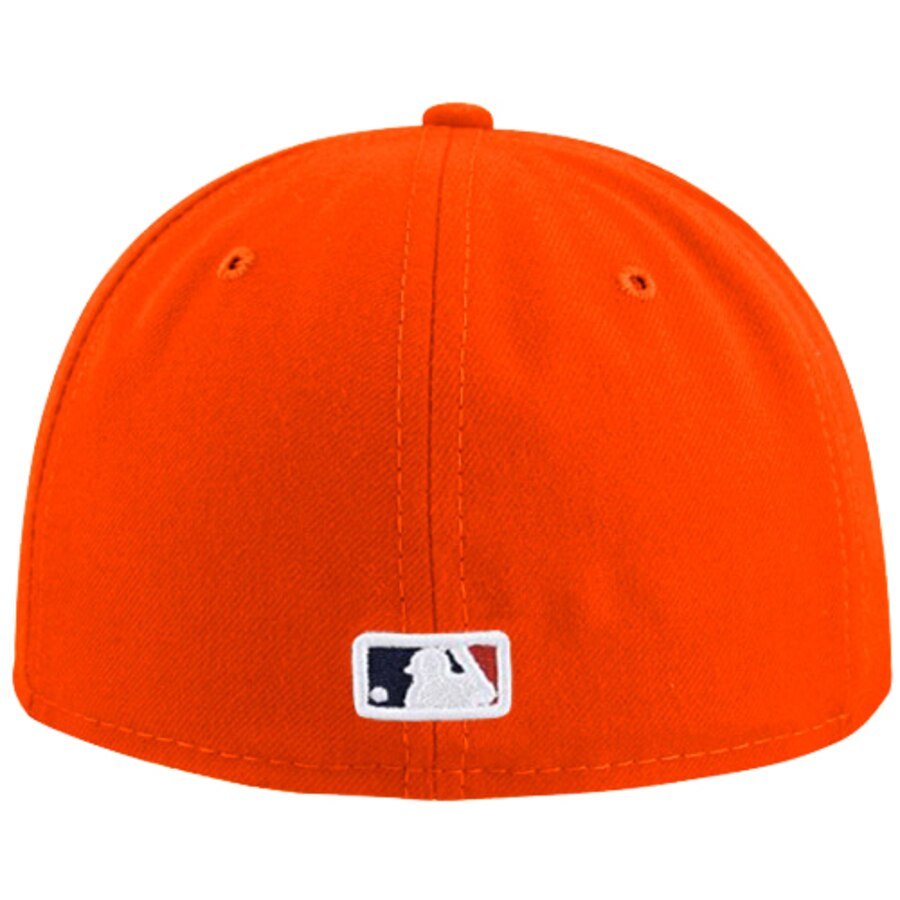 旧モデル USA正規品 「6.7/8」 新品 Newera ニューエラ オーセンティック 59FIFTY 公式 マイアミ MARLINS マーリンズ MLB オレンジ Road_画像2