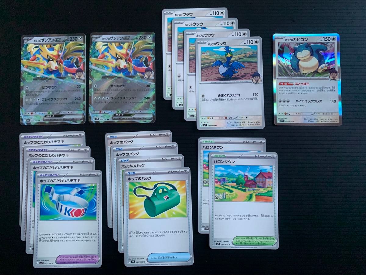 ポケモンカードゲーム ホップのザシアンexデッキパーツセット ポケモンカードゲーム ホップのザシアンexデッキパーツセット