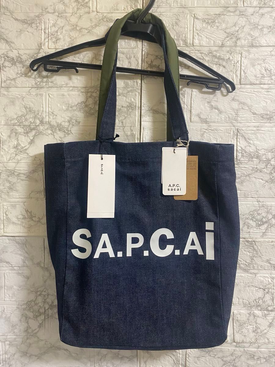 S P C A I 新品 トートバッグ APCサカイ sacai 肩掛け 大容量 S P C A I 新品 トートバッグ APCサカイ sacai 肩掛け 大容量