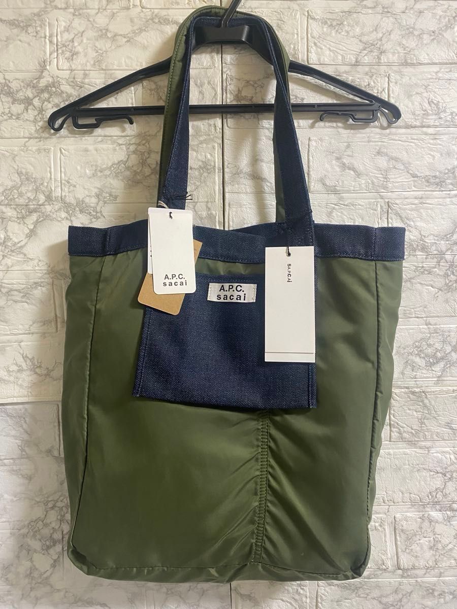 S P C A I 新品 トートバッグ APCサカイ sacai 肩掛け 大容量 S P C A I 新品 トートバッグ APCサカイ sacai 肩掛け 大容量