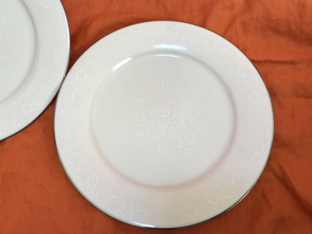 【中古B級品裏印スクラッチ】ノリタケ☆Noritake☆AFFECTION☆プレート☆2枚_画像2