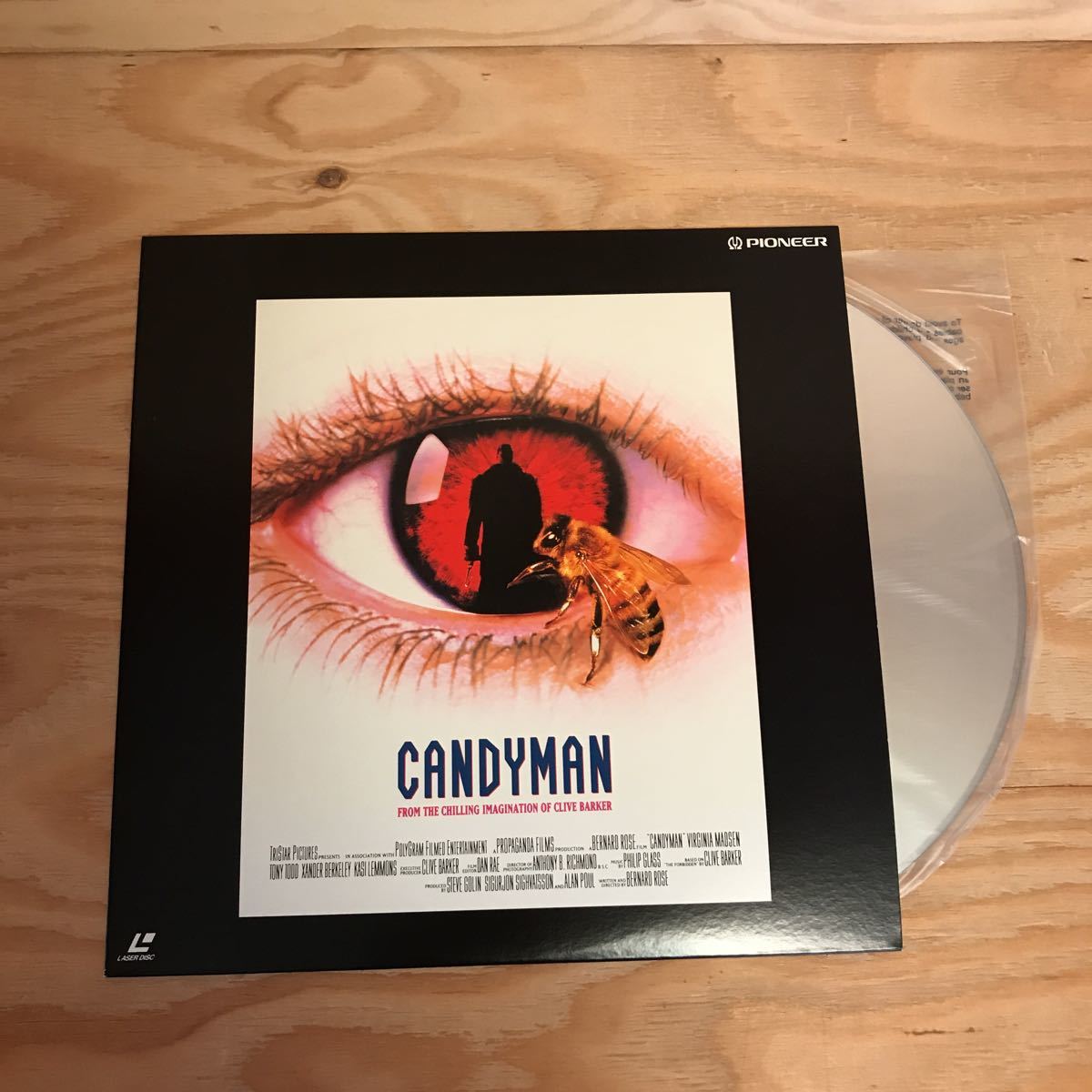 ◎K3FIIC-200228　レア［キャンディマン　CANDYMAN］LD　レーザーディスク　バーナード・ローズ　ヴアージニア・マドセン_画像4