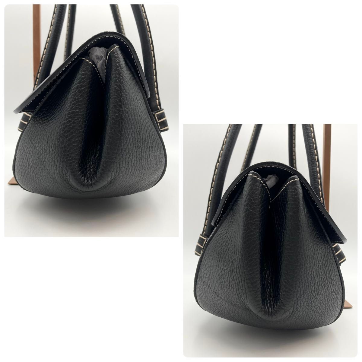 極美品】TOD'S トッズ コーニッシュウェーブ ハンドバッグ 極美品】TOD'S トッズ コーニッシュウェーブ ハンドバッグ