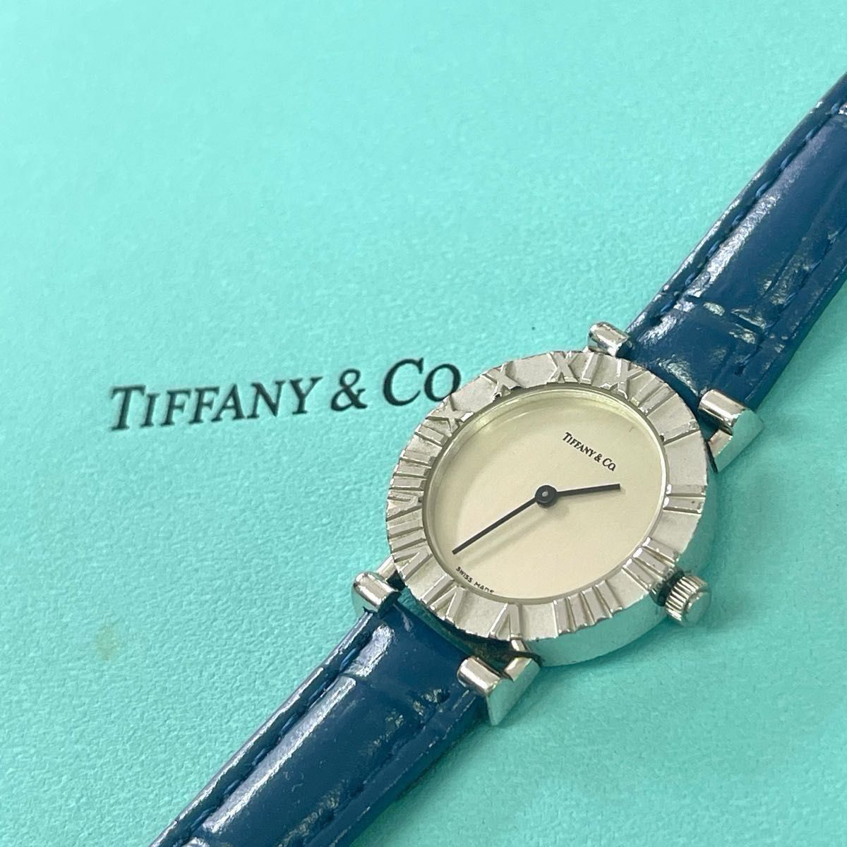 稼働 良品 TIFFANY&Co アトラス レディース腕時計 シルバー925 稼働 良品 TIFFANY&Co アトラス レディース腕時計 シルバー925